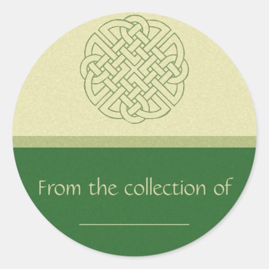 Celtic Knot Runder Aufkleber (Vorderseite)
