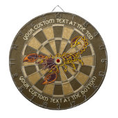 Celtic Knot Scorpion Dart Board Dartscheibe (vorne)