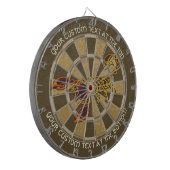 Celtic Knot Scorpion Dart Board Dartscheibe (Vorderseite Links)