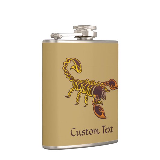 Celtic Knot Scorpion Flachmann (Rechts)