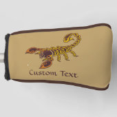 Celtic Knot Scorpion Golf Head Cover Headcover (Vorderseite)
