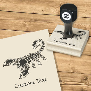 Celtic Knot Scorpion Gummistempel