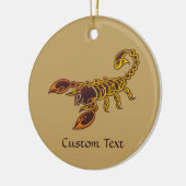 Celtic Knot Scorpion Keramik Ornament (Links)