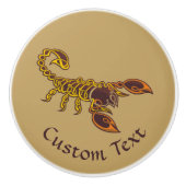 Celtic Knot Scorpion Keramikknauf (Vorderseite)