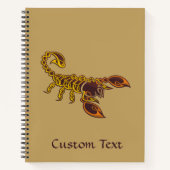 Celtic Knot Scorpion Notizblock (Vorderseite)