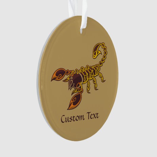 Celtic Knot Scorpion Ornament (Vorderseite)