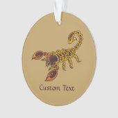 Celtic Knot Scorpion Ornament (Vorderseite)