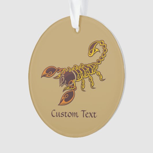 Celtic Knot Scorpion Ornament (Vorderseite)