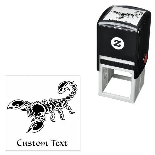 Celtic Knot Scorpion Permastempel (Beispiel)