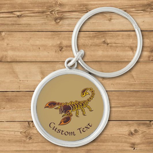 Celtic Knot Scorpion Schlüsselanhänger