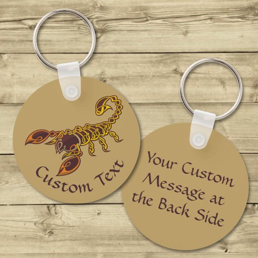 Celtic Knot Scorpion Schlüsselanhänger
