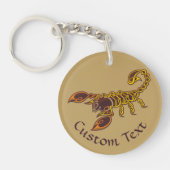 Celtic Knot Scorpion Schlüsselanhänger (Vorderseite)