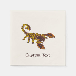 Celtic Knot Scorpion Serviette