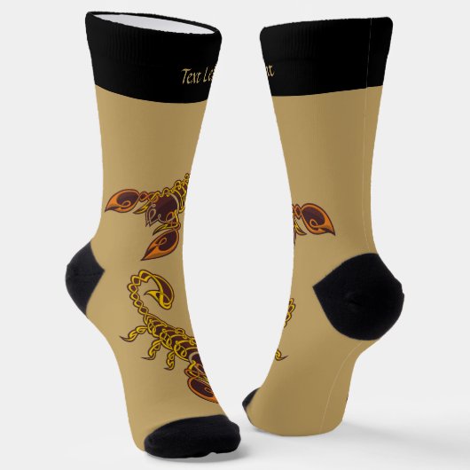 Celtic Knot Scorpion Socks Socken (Gewinkelt)