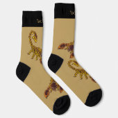 Celtic Knot Scorpion Socks Socken (Rechts)