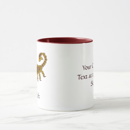 Celtic Knot Scorpion Tasse (Zentrum)