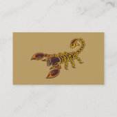 Celtic Knot Scorpion Visitenkarte (Rückseite)