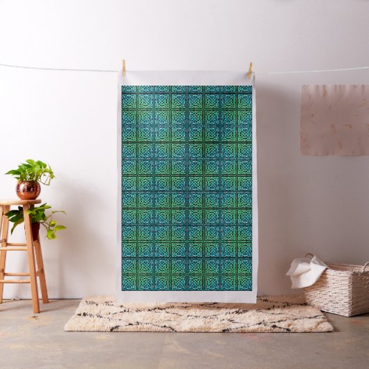 Celtic Knot - Square Pattern Fabric Stoff (Beispiel)
