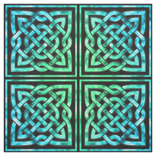 Celtic Knot - Square Pattern Fabric Stoff (Muster)