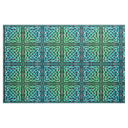 Celtic Knot - Square Pattern Fabric Stoff (Fat Quarter (45,7 x 55,9 cm))