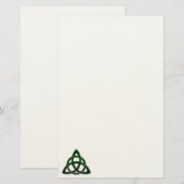 Celtic Knot Stationery Briefpapier (Vorne/Hinten)
