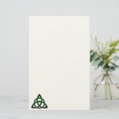 Celtic Knot Stationery Briefpapier (Stehend Vorderseite)