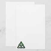 Celtic Knot Stationery Briefpapier (Vorne/Hinten)