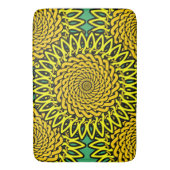Celtic Knot Sunflower Pattern Badematte (Vorderseite Vertikal)