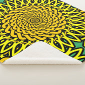 Celtic Knot Sunflower Pattern Sherpadecke (3/4)