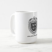 Celtic Knot T-Shirt, Symmetrical Shield Kaffeetasse (Vorderseite Links)