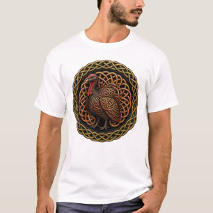 Celtic Knot Thanksgiving-Pute T-Shirt