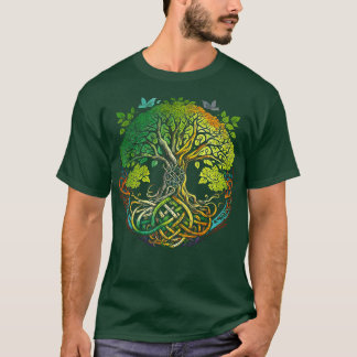 Celtic knot tree life or Gaelic Knüpfarbeit Art T-Shirt