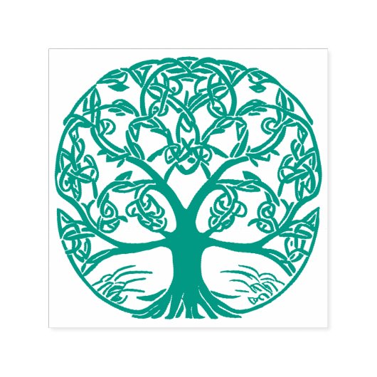 Celtic Knot Tree of Life Design Permastempel (Design)