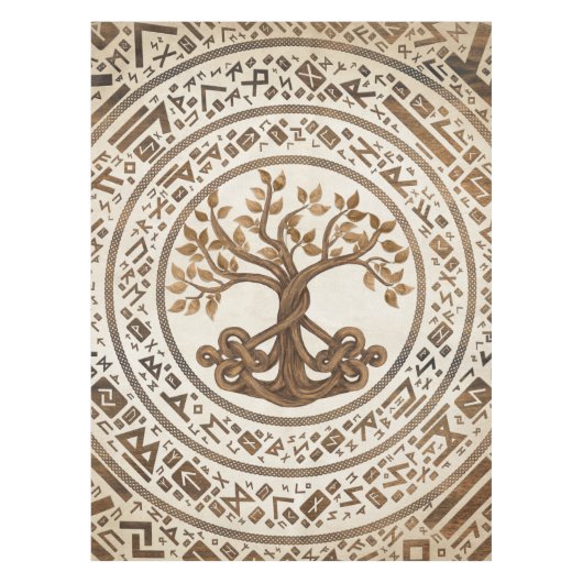 Celtic Knot Tree of life -Yggdrasil Tischdecke (Vorderseite)