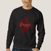 Celtic Knot Triquetra Wiccan Witch Knot Sweatshirt (Vorderseite)