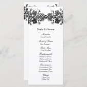 Celtic Knot Twining Vines Wedding Program Programm (Vorne/Hinten)