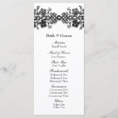 Celtic Knot Twining Vines Wedding Program Programm (Vorderseite)