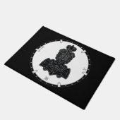 Celtic Knot Viking Shield Doormat Fußmatte (Schrägansicht)