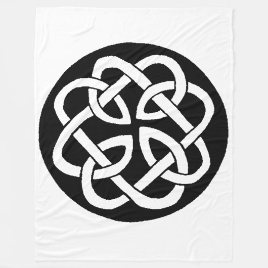 Celtic Knot Work Circle Fleecedecke (Vorderseite)