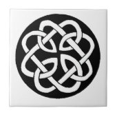 Celtic Knot Work Circle Fliese (Vorderseite)