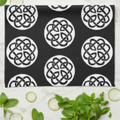 Celtic Knot Work Circle Geschirrtuch (Gefaltet)