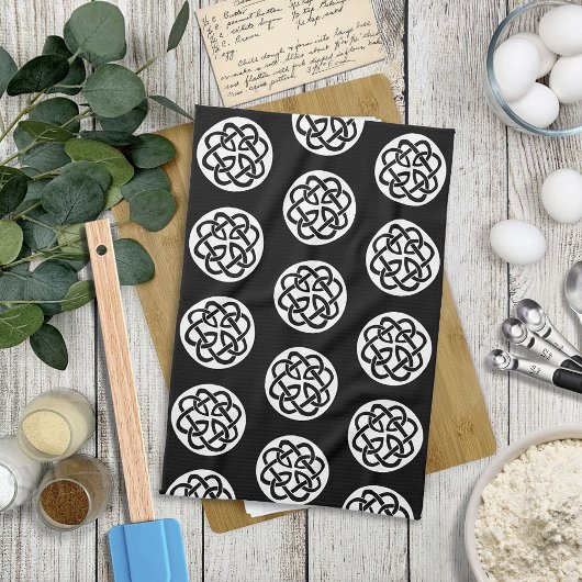 Celtic Knot Work Circle Geschirrtuch