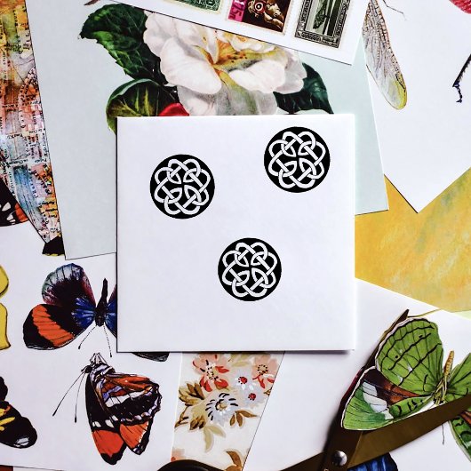 Celtic Knot Work Circle Gummistempel