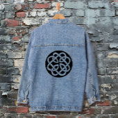 Celtic Knot Work Circle Jeansjacke
