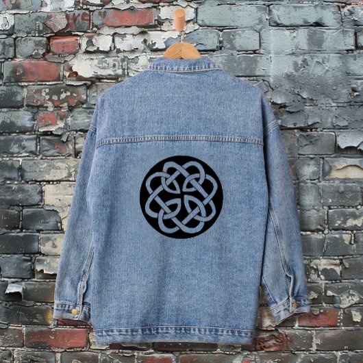 Celtic Knot Work Circle Jeansjacke