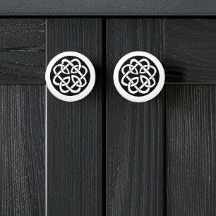 Celtic Knot Work Circle Keramikknauf