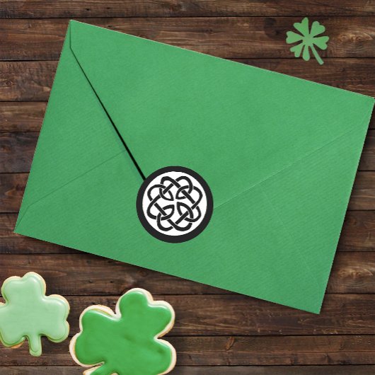 Celtic Knot Work Circle Runder Aufkleber