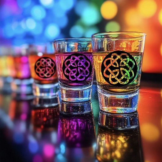 Celtic Knot Work Circle Schnapsglas