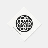 Celtic Knot WorK Circle Serviette (Ecke)