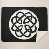 Celtic Knot Work Circle Sherpadecke (Vorderseite (Horizontal))